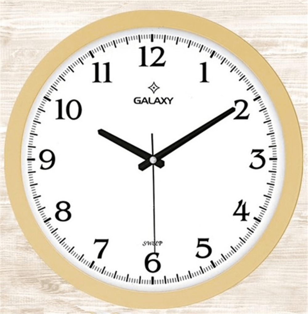 Galaxy Premium Duvar Saati Gold 1964-A