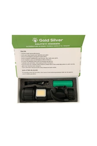 Gold Silver Şarjlı El Fener 30w Gs-7540