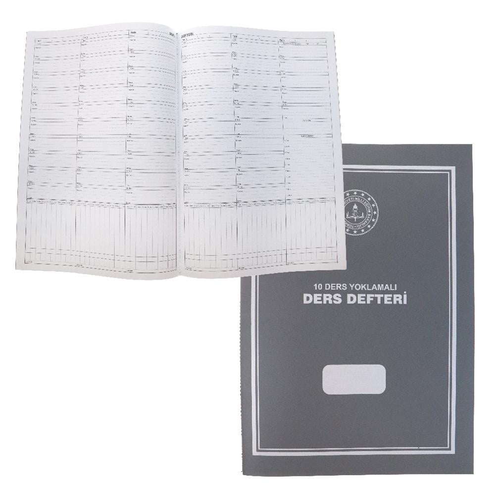Gülpaş 10 Ders Yoklamalı Ders Defter Plastik Kapak 28x41 421