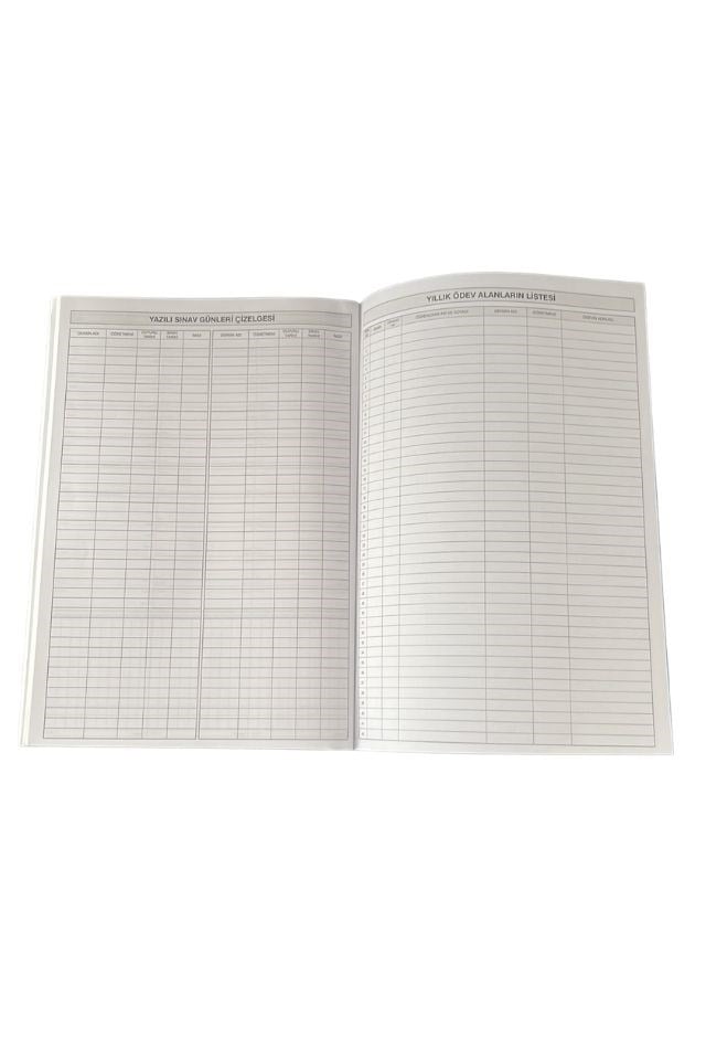 Gülpaş 10 Ders Yoklamalı Ders Defter Plastik Kapak 28x41 421
