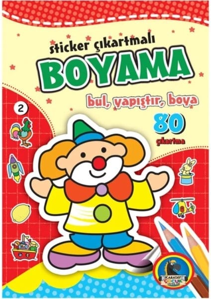 Karatay Sticker Çıkartmalı Bul-Yapıştır-Boyama