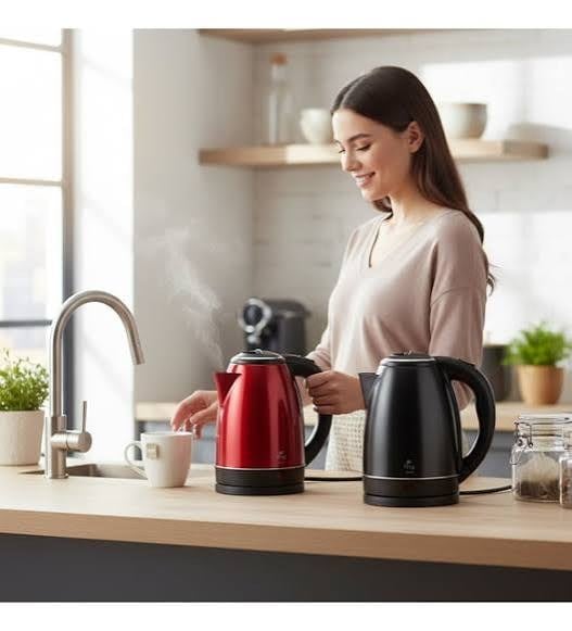 King Tivra K3105 Kırmızı Elektrikli Su Isıtıcısı