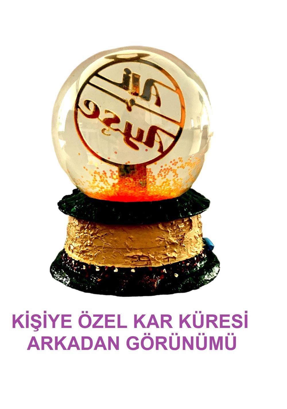 Kişiye Özel Kar Küresi Bahar Çiçekleri