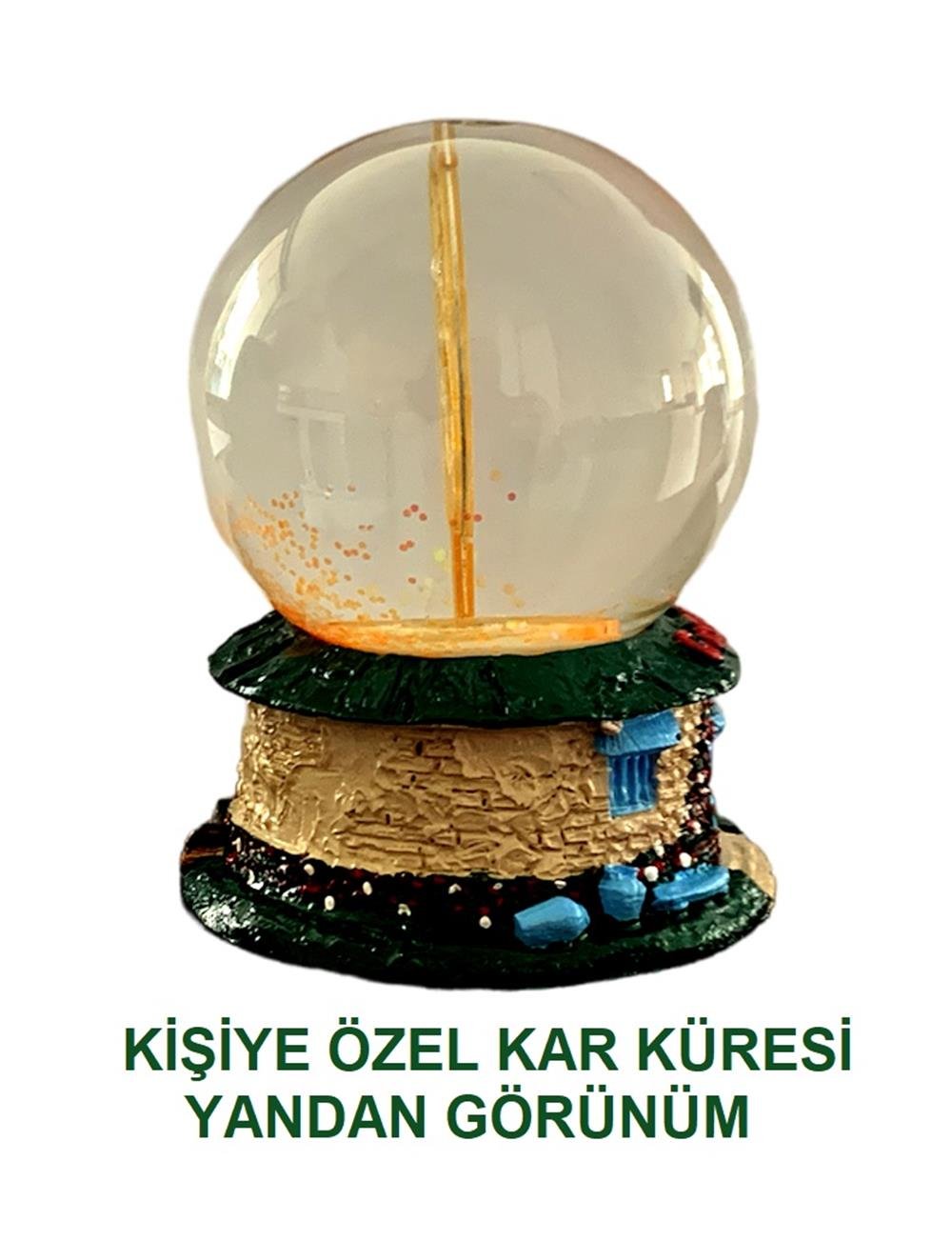 Kişiye Özel Kar Küresi Bahar Çiçekleri