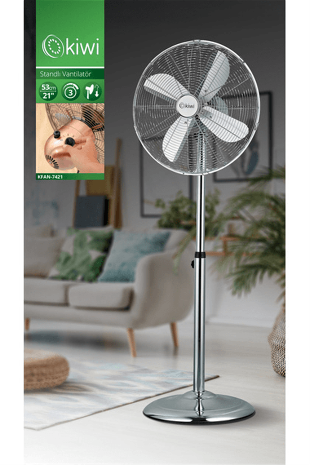 kiwi ayaklı fan