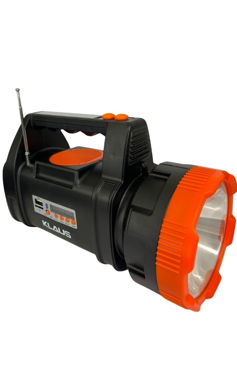 Klaus 15w Şarjlı Solar Fener Radyo Bluetooth Ke47725