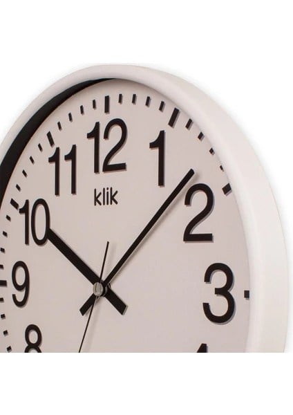 Klik Elegans Beyaz Duvar Saati