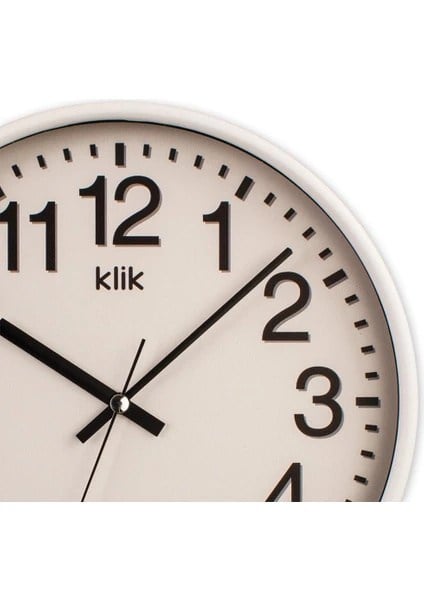 Klik Elegans Beyaz Duvar Saati