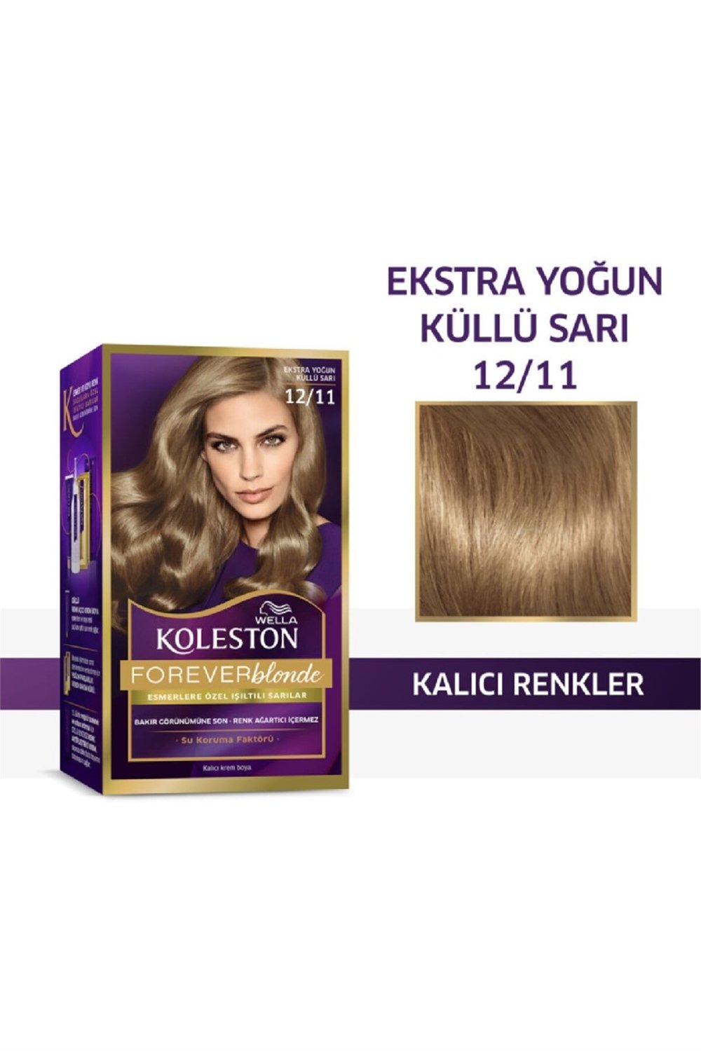 Koleston Saç Boya Set 12/11 Ekstra Yoğun Küllü Sarı