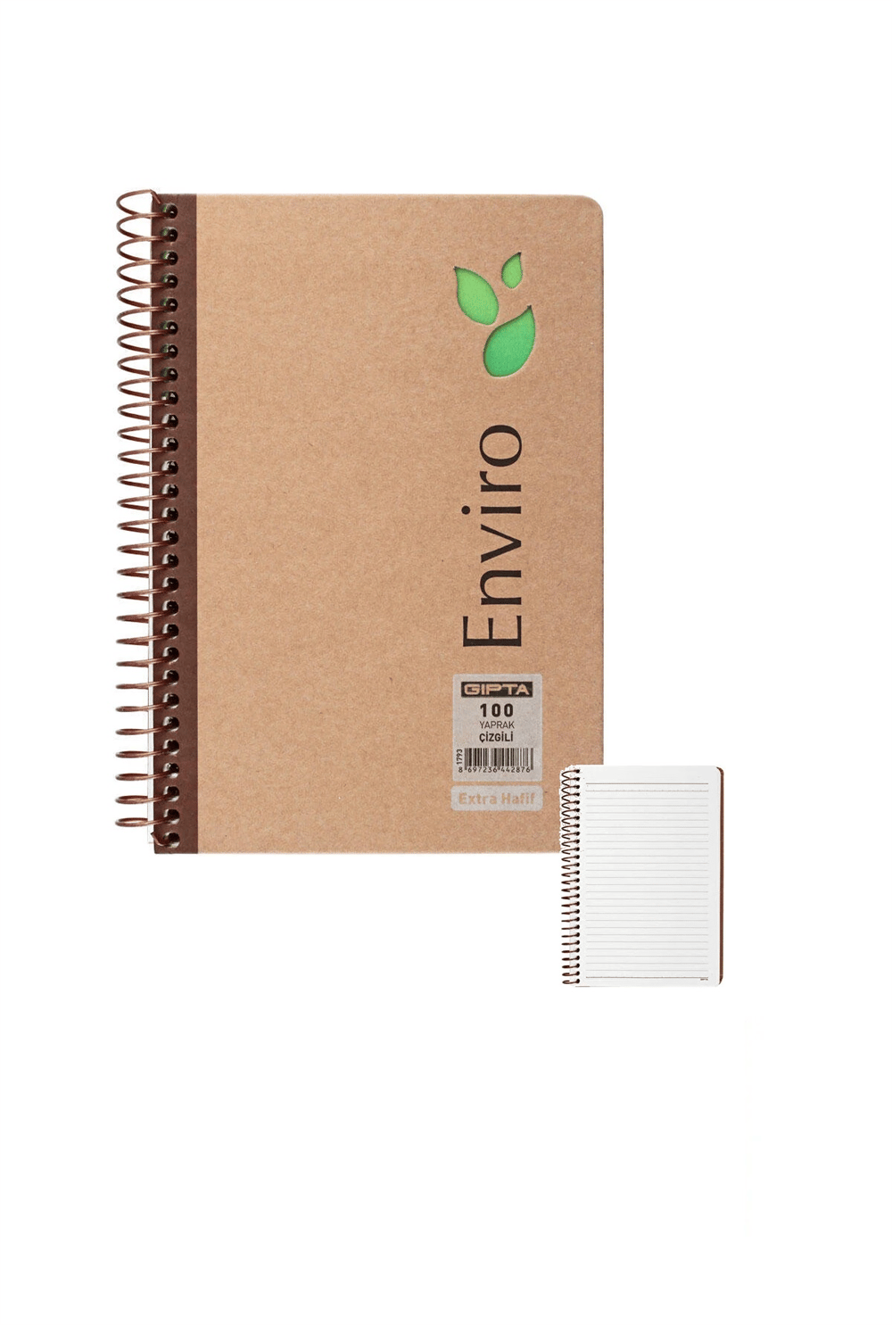 Kraft Çizgili Defter