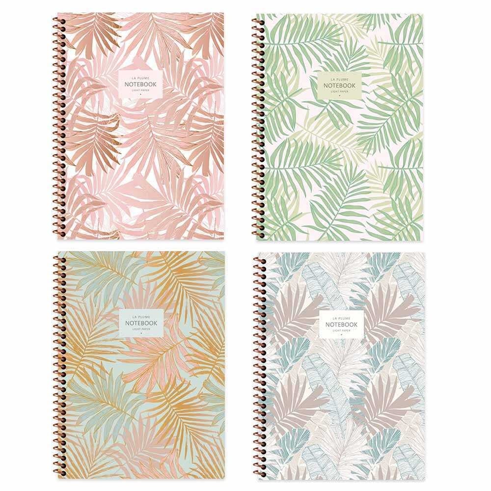La Plume Leaves Çizgili Defter