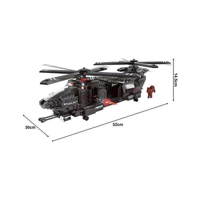 Ausini SWAT Police Seti 871 Parça – Lego Uyumlu (23002)
