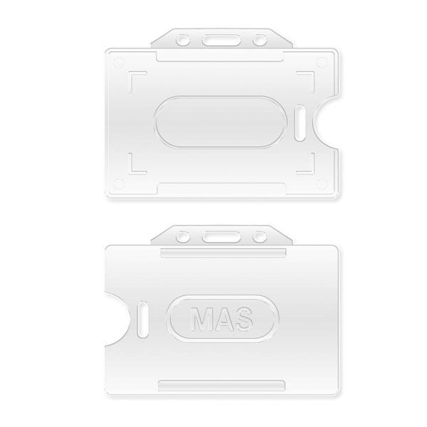 Mas Plastik Kart Muhafaza Yatay 54*86 Şeffaf 3520