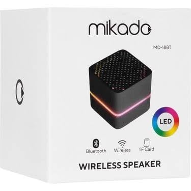 Mikado MD-18BT Işıklı Şarjlı Hoparlör