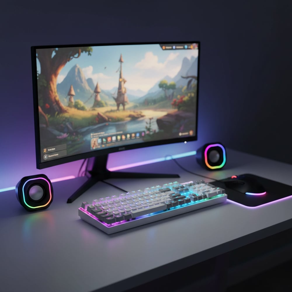 Mikado Rgb Aydınlatmalı Usb Speaker 6w Md-180