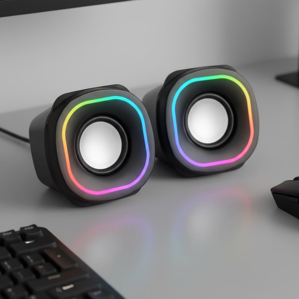 Mikado Rgb Aydınlatmalı Usb Speaker 6w Md-180