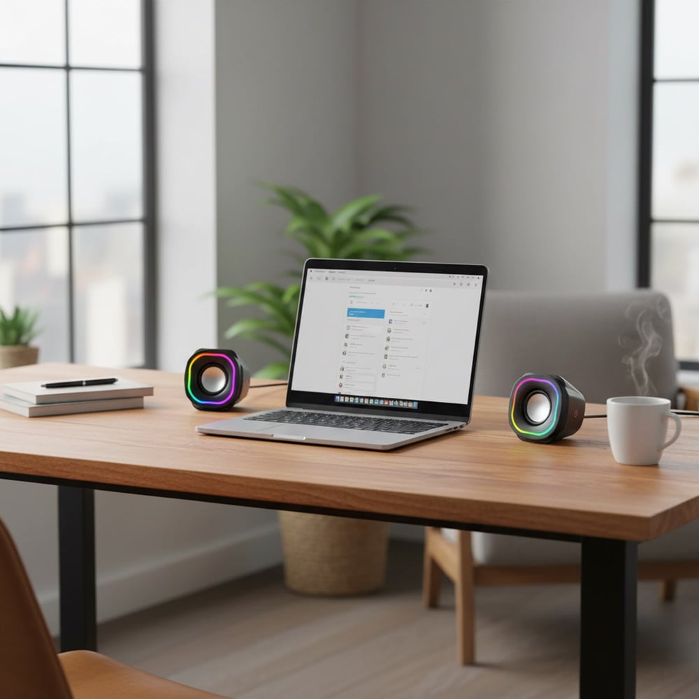 Mikado Rgb Aydınlatmalı Usb Speaker 6w Md-180