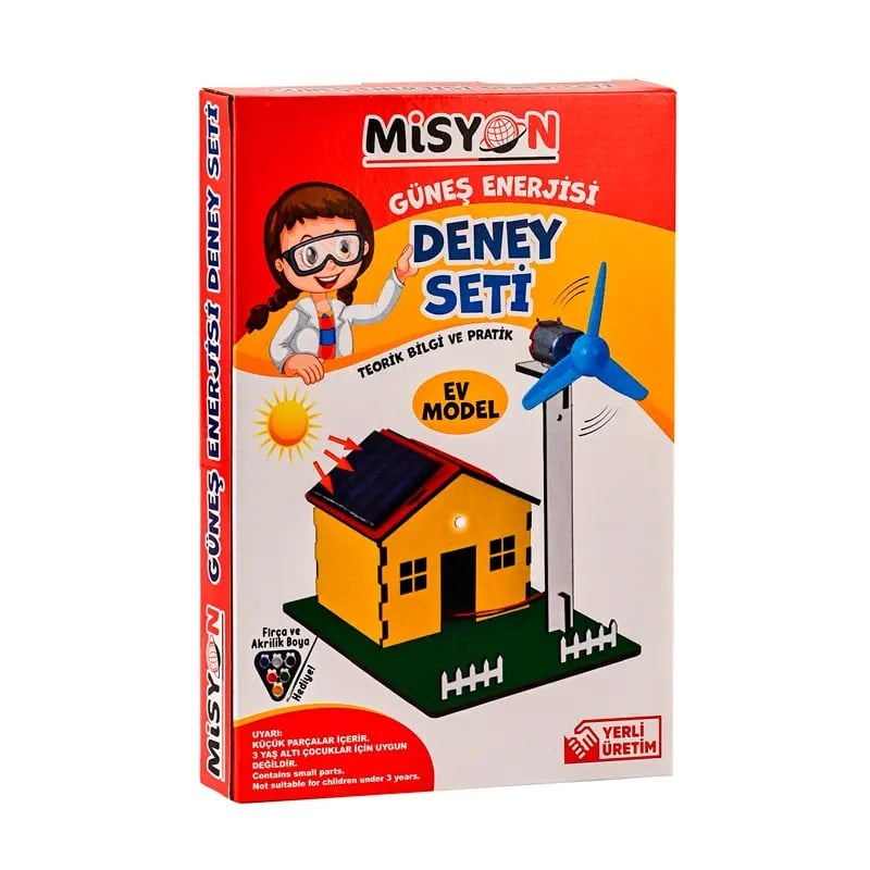 Misyon Güneş Enerjisi Deney Seti Ev Model 29
