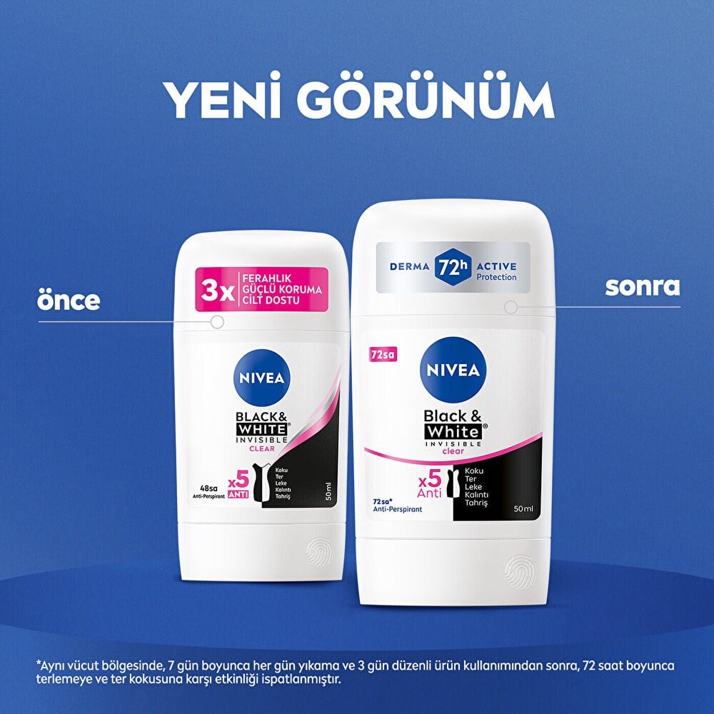 Nivea Black&White Invisible Stick 50 ml