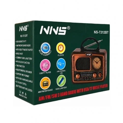 NNS Radyo Müzik Çalar NS-7212BT