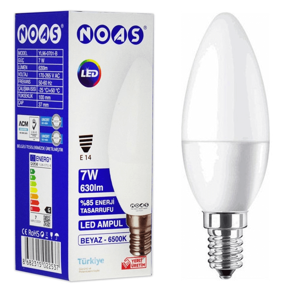 Noas 7w Led Ampul Beyaz