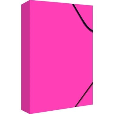 Noki 3203RL Lastikli Klasör Neon Renkli 31,5x23,5x6 cm