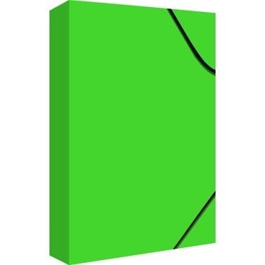 Noki 3203RL Lastikli Klasör Neon Renkli 31,5x23,5x6 cm