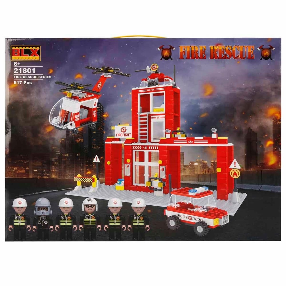 BLX Fire Rescue İtfaiye Aracı ve Yangın Söndürme Ekibi 21702