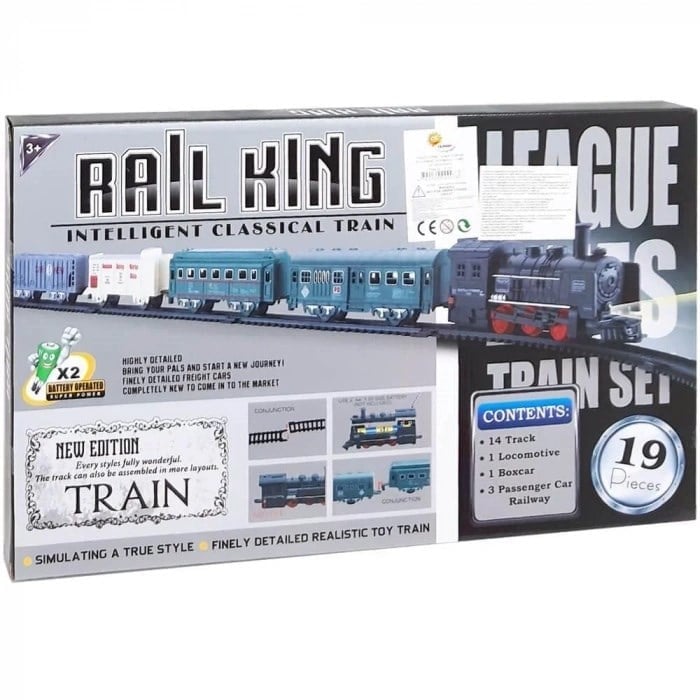 Oyuncak Pilli Tren 19 Parça Tl07
