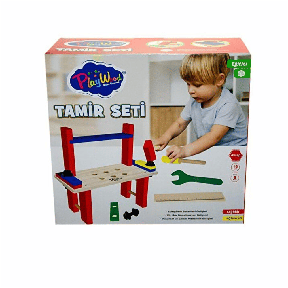 Oyuncak Tamir Seti Ahşap
