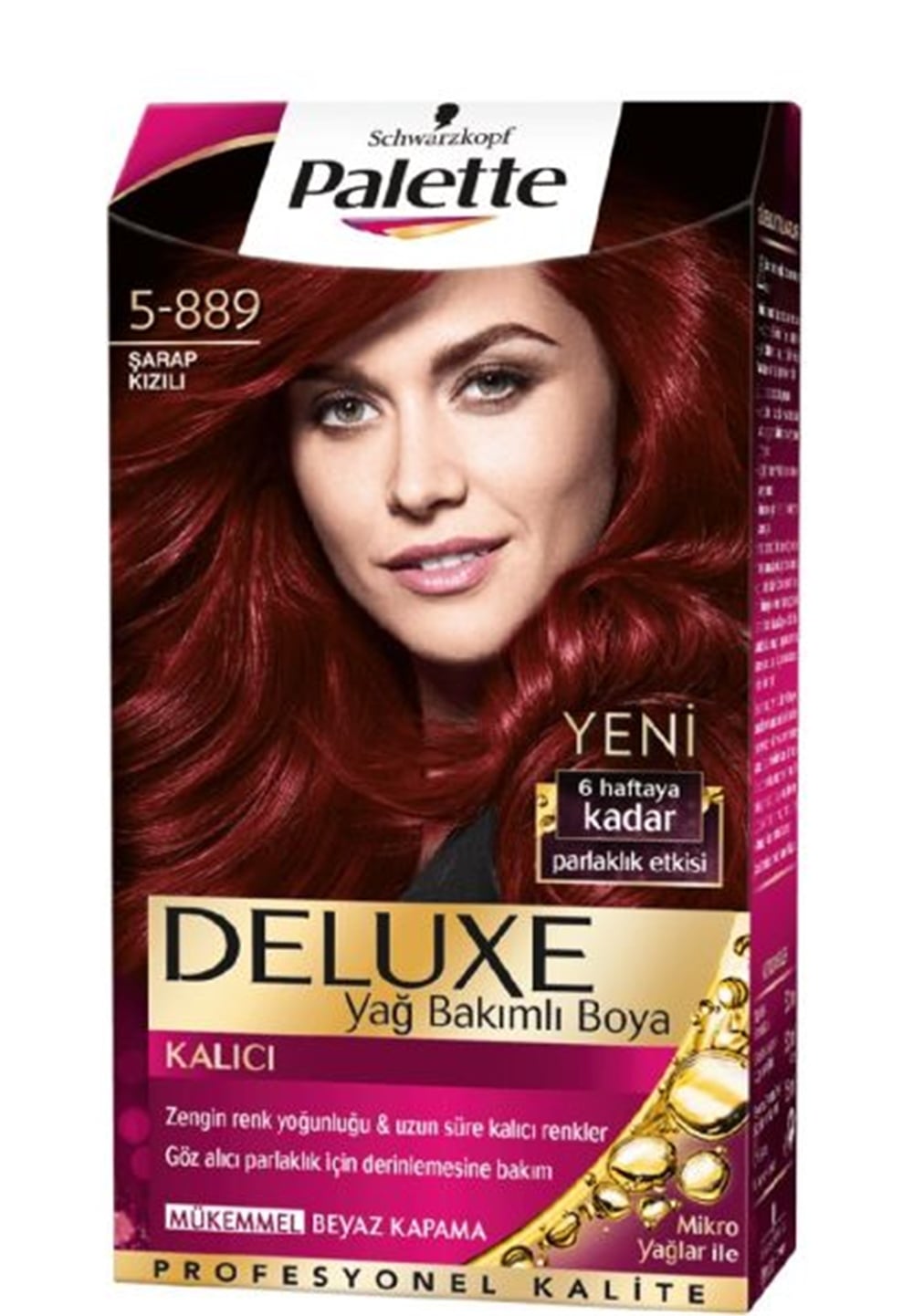Palette Deluxe Saç Boyası 5-889 Kızıl