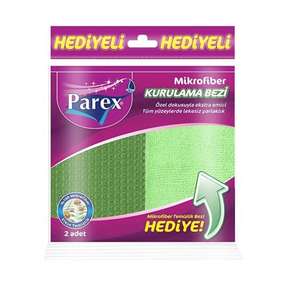 Parex Mikrofiber Kurulama Bezi - Temizlik Bezi Hediyeli