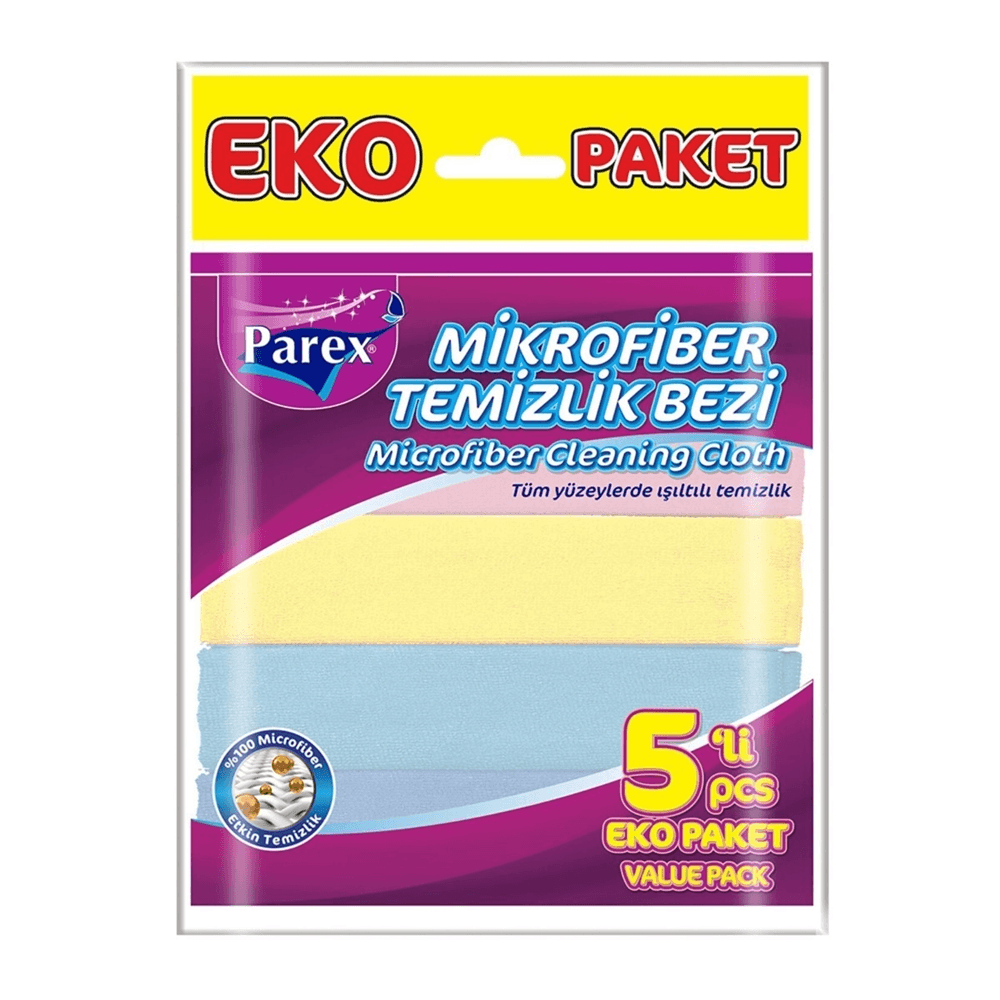 Parex Mikrofiber Temizlik Bezi 5 Li
