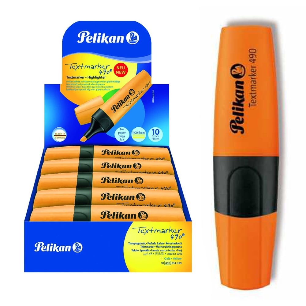 Pelikan 490 Forforlu İşaretleme Kalemi Turuncu