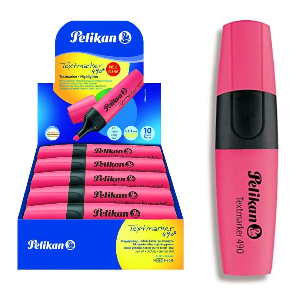 Pelikan 490 Fosforlu İşaretleme Kalemi Pembe