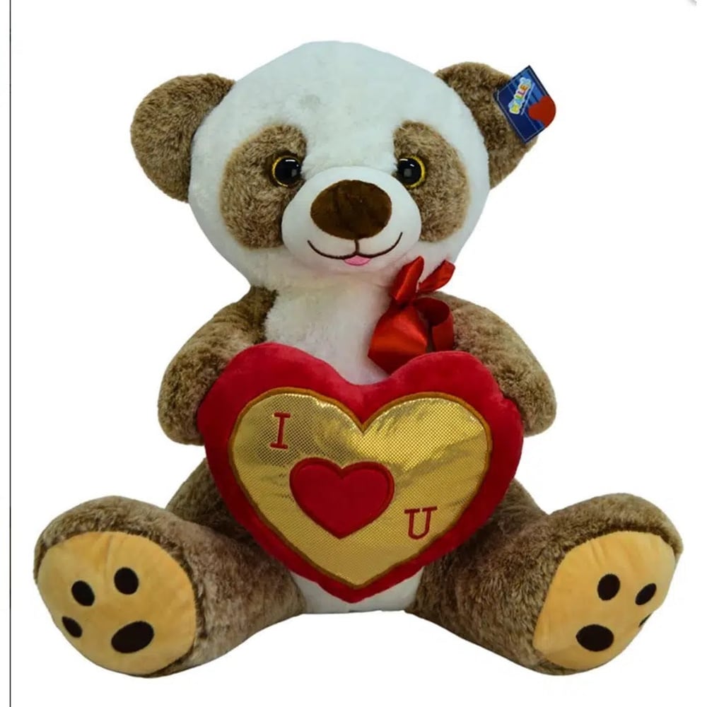Peluş 30 cm Kalp Tutan Panda PL62909
