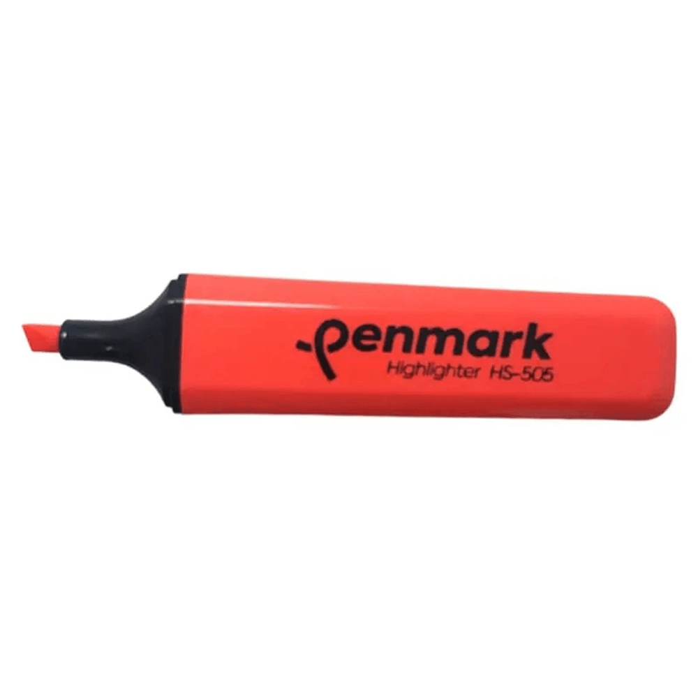 Penmark Tropik Fosforlu Kalem Kırmızı Dikkat Çekici Renk - HS-505-24