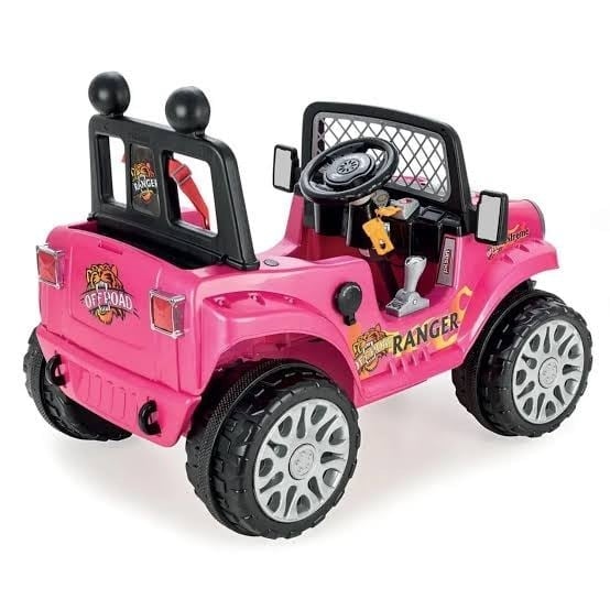 Pilsan Ranger 12V Uzaktan Kumandalı Akülü Araba Metalik Pembe 05-107