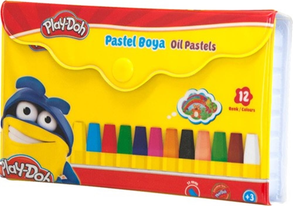 Play-Doh Pastel Boya Çantalı 12 Renk Pa005