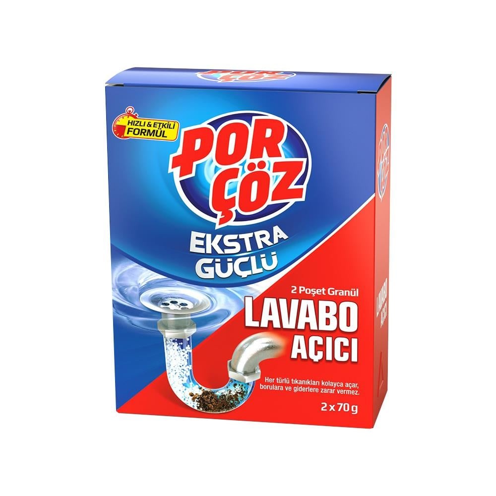 Porçöz Lavabo Açıcı Granül 100 Gr
