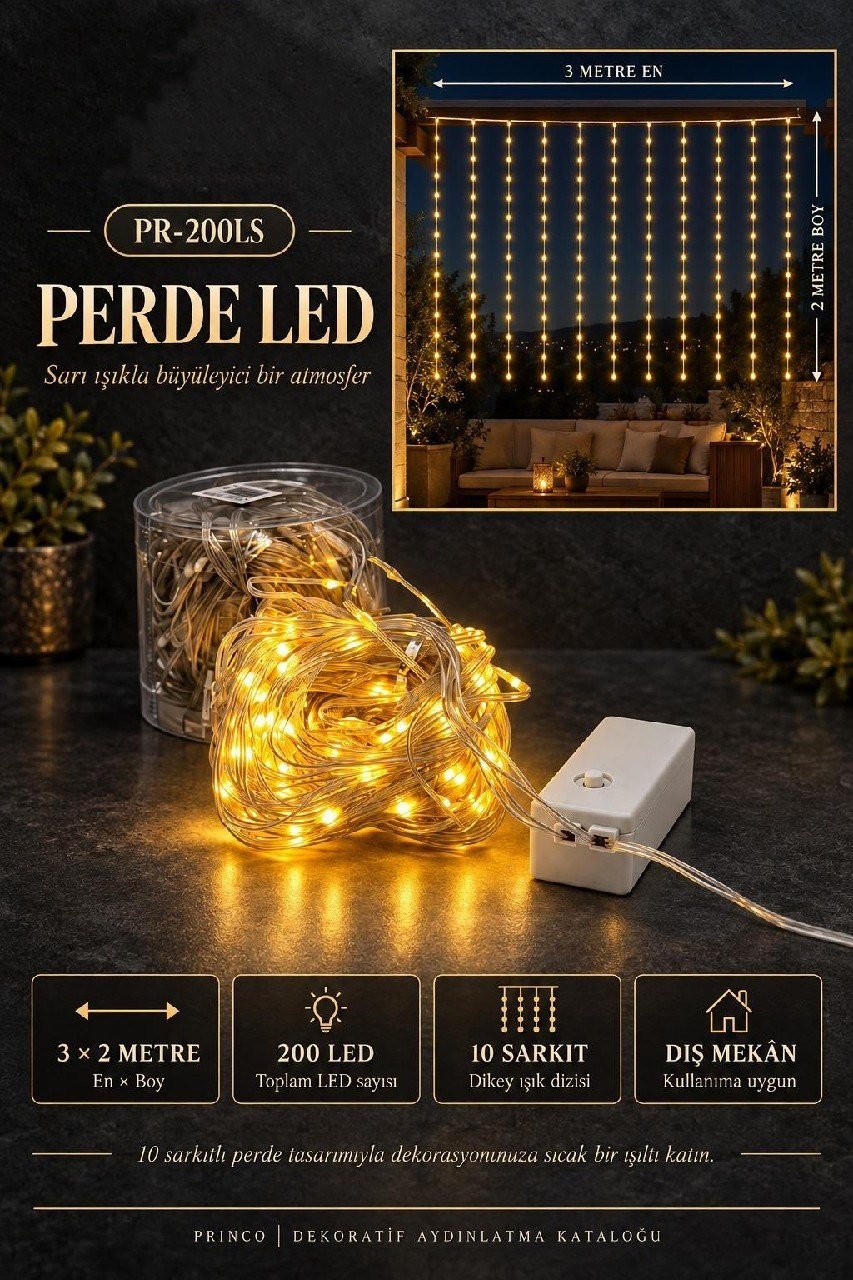 Princo PR-200LS LED Aydınlatma