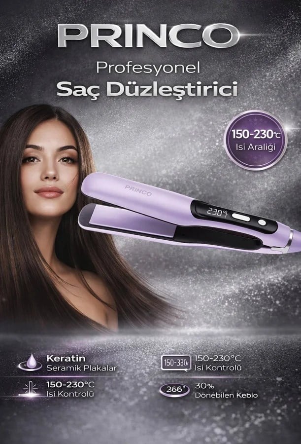Princo Saç Düzleştirici Pr-3075