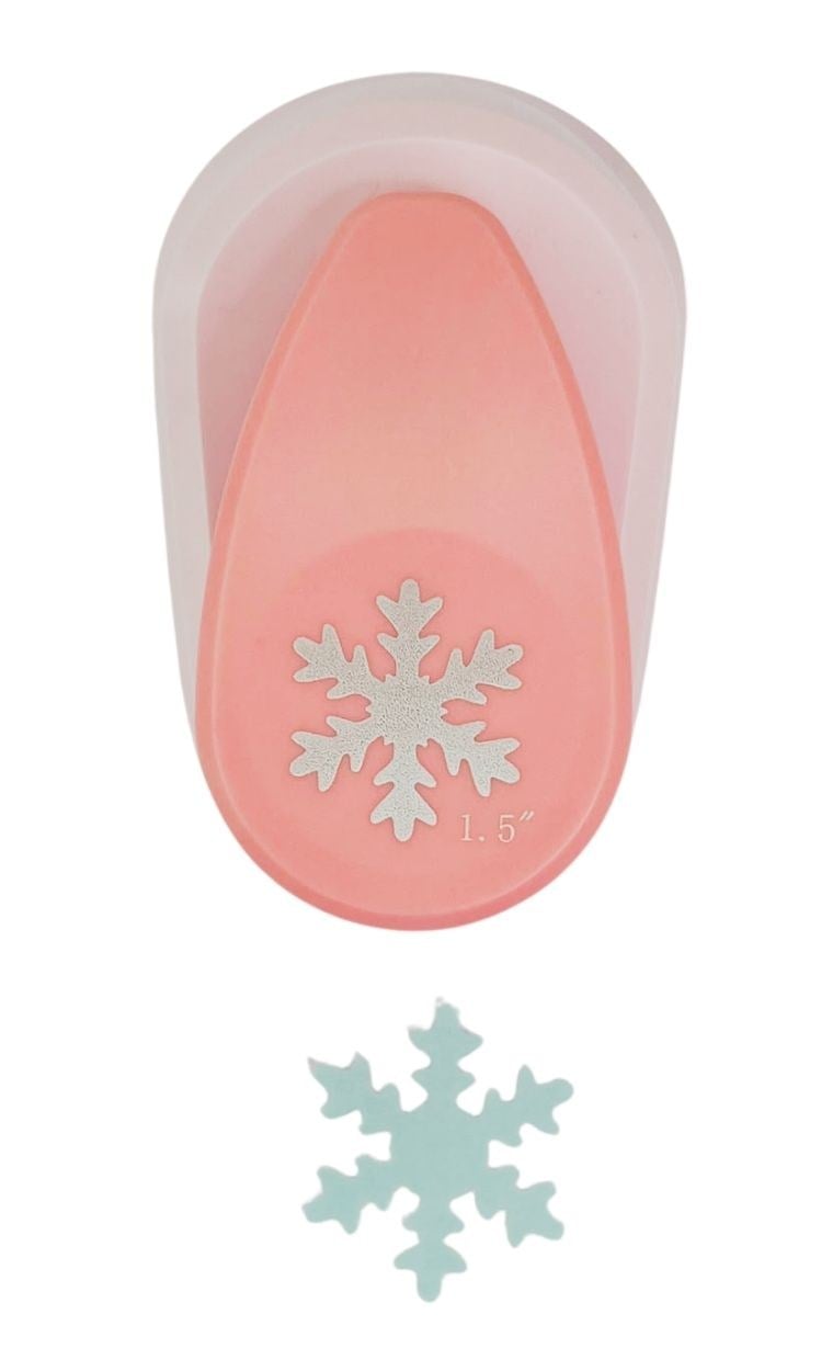 Puti Orta Boy Kar Tanesi Şekilli Delgeç 3,8cm 1,5ınc