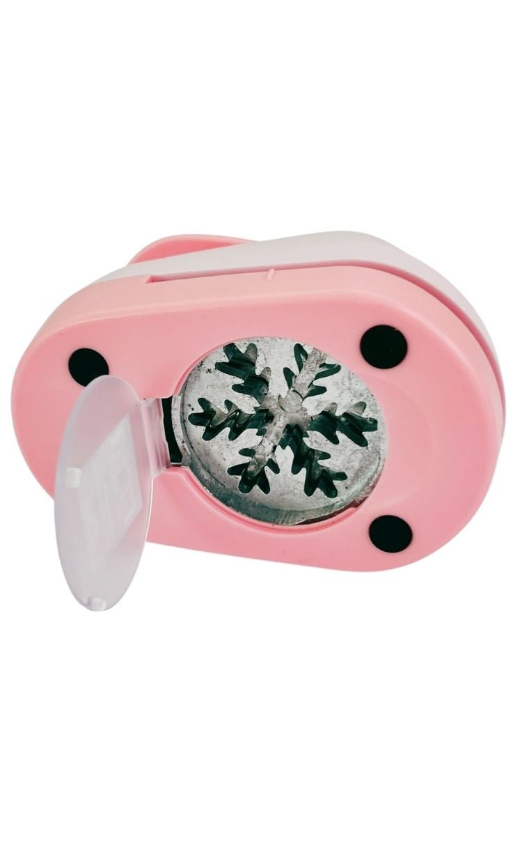 Puti Orta Boy Kar Tanesi Şekilli Delgeç 3,8cm 1,5ınc
