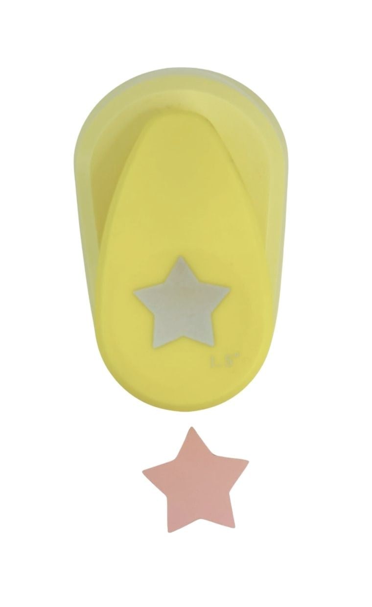 Puti Orta Boy Yıldız Şekilli Delgeç 3,8cm 1,5ınc