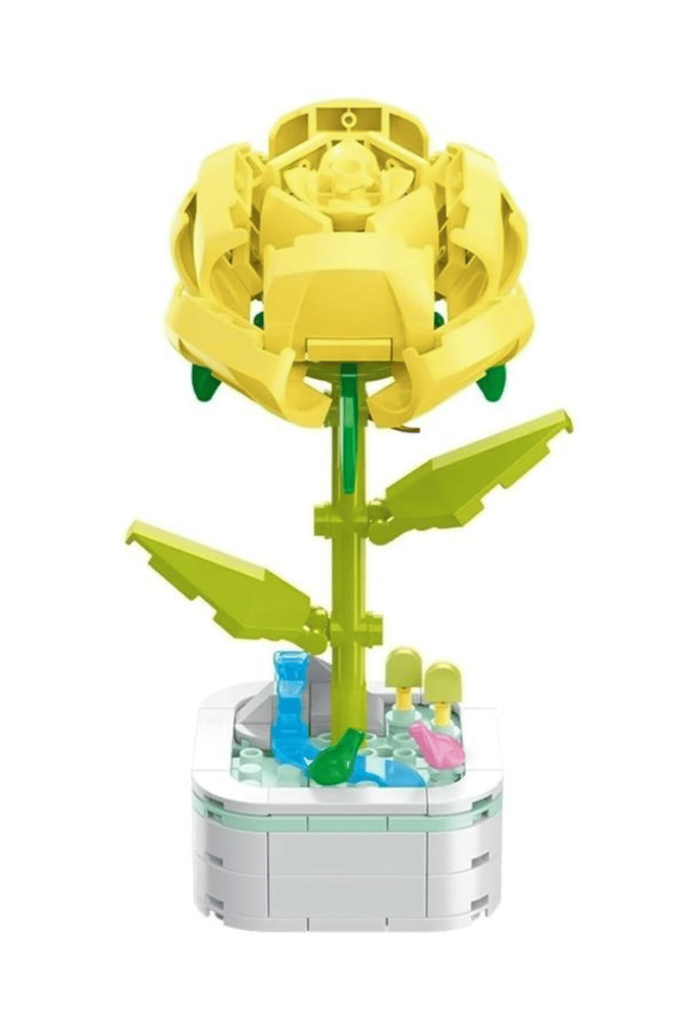 Sarı Gül Çiçek Lego