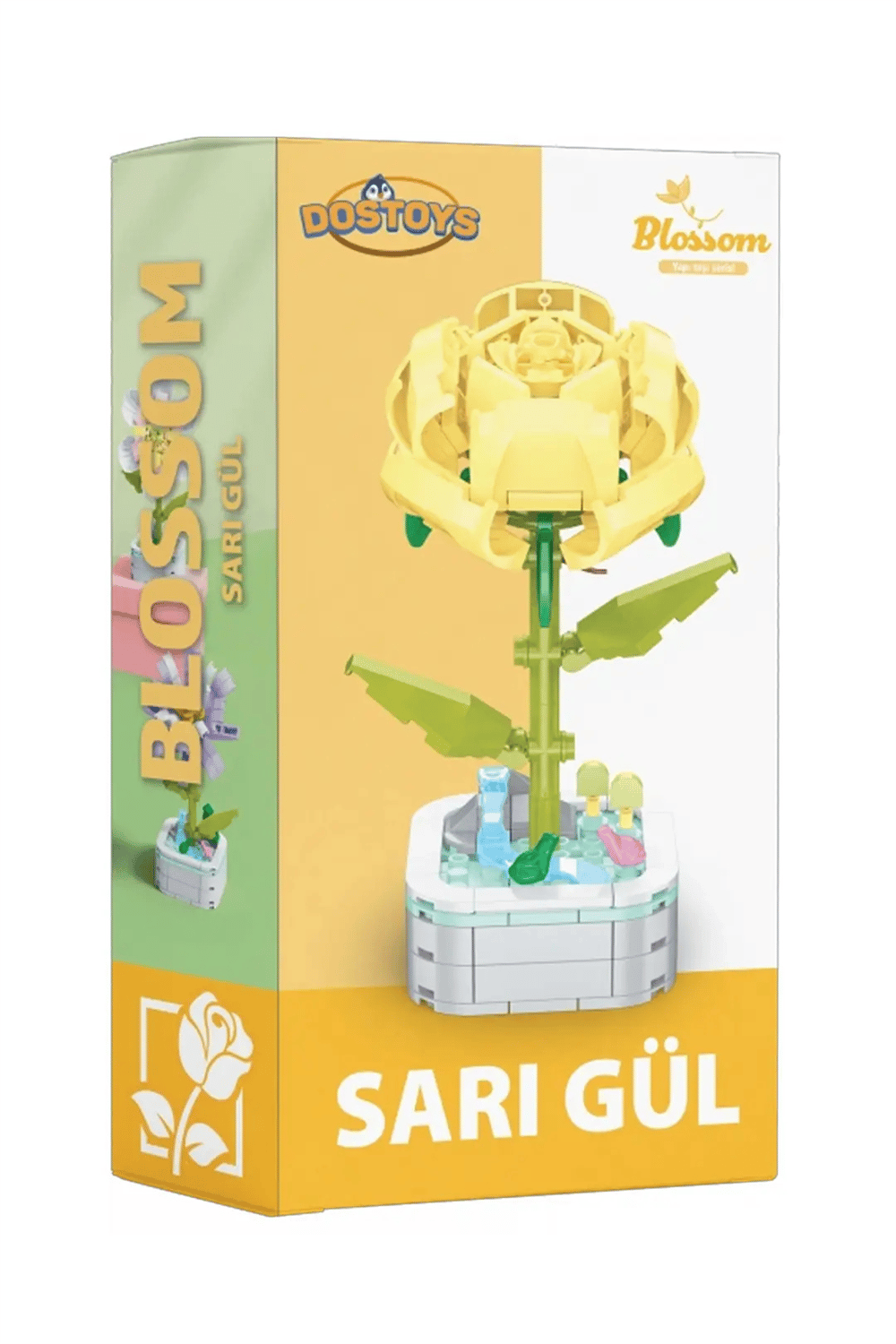 Sarı Gül Çiçek Lego