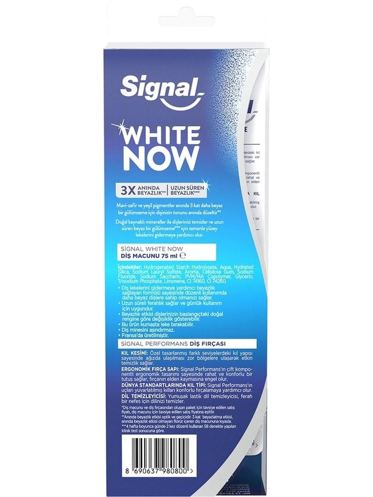 Signal Whıte Now 75ml Macun+Fırça