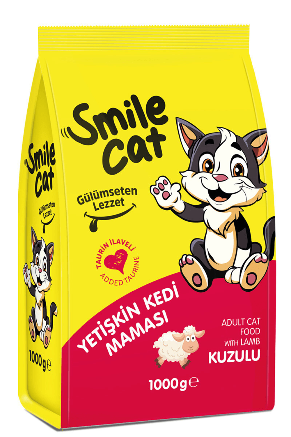 Smile Cat Yetişkin Kedi Kuzulu 1 Kg Mama