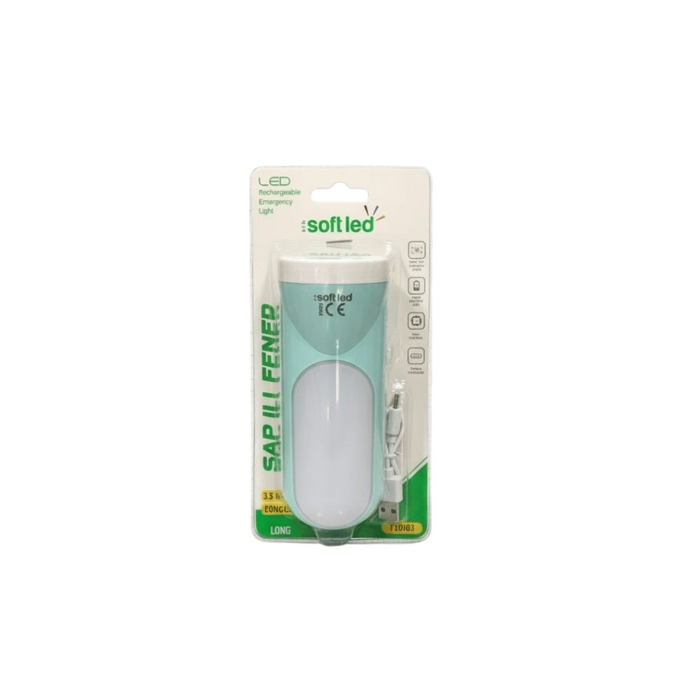 Softled Şarjlı El Feneri+Yol Aydınlatma K-0903